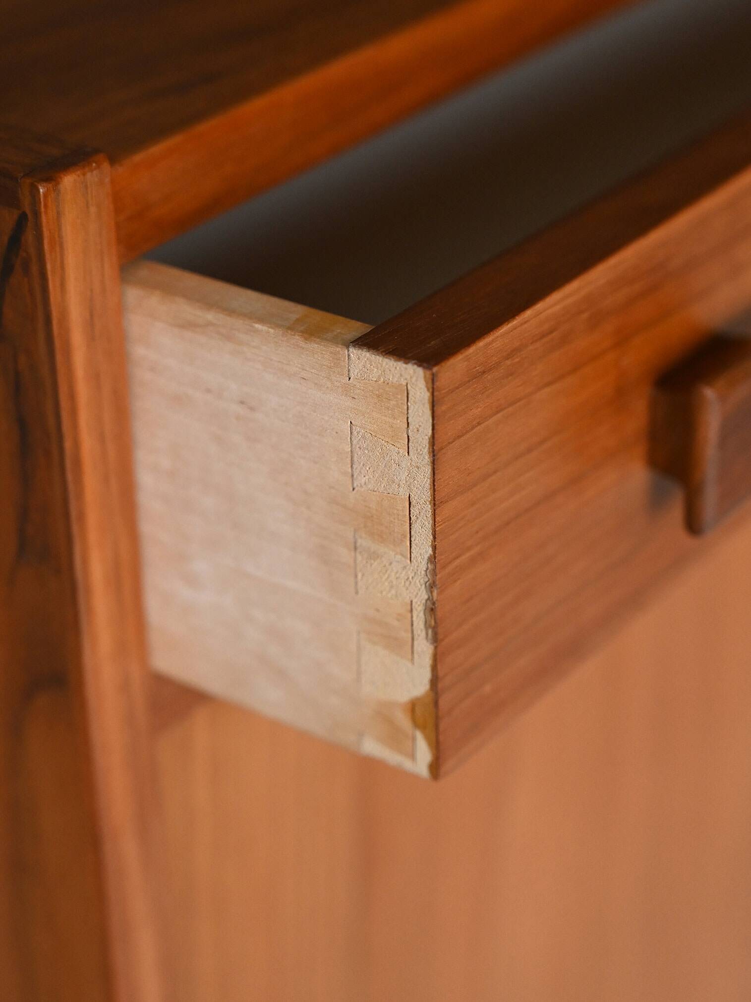 1960s sideboard with three high drawers
