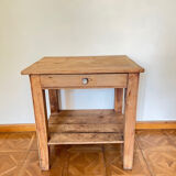 Rough wood anchor log and drawer