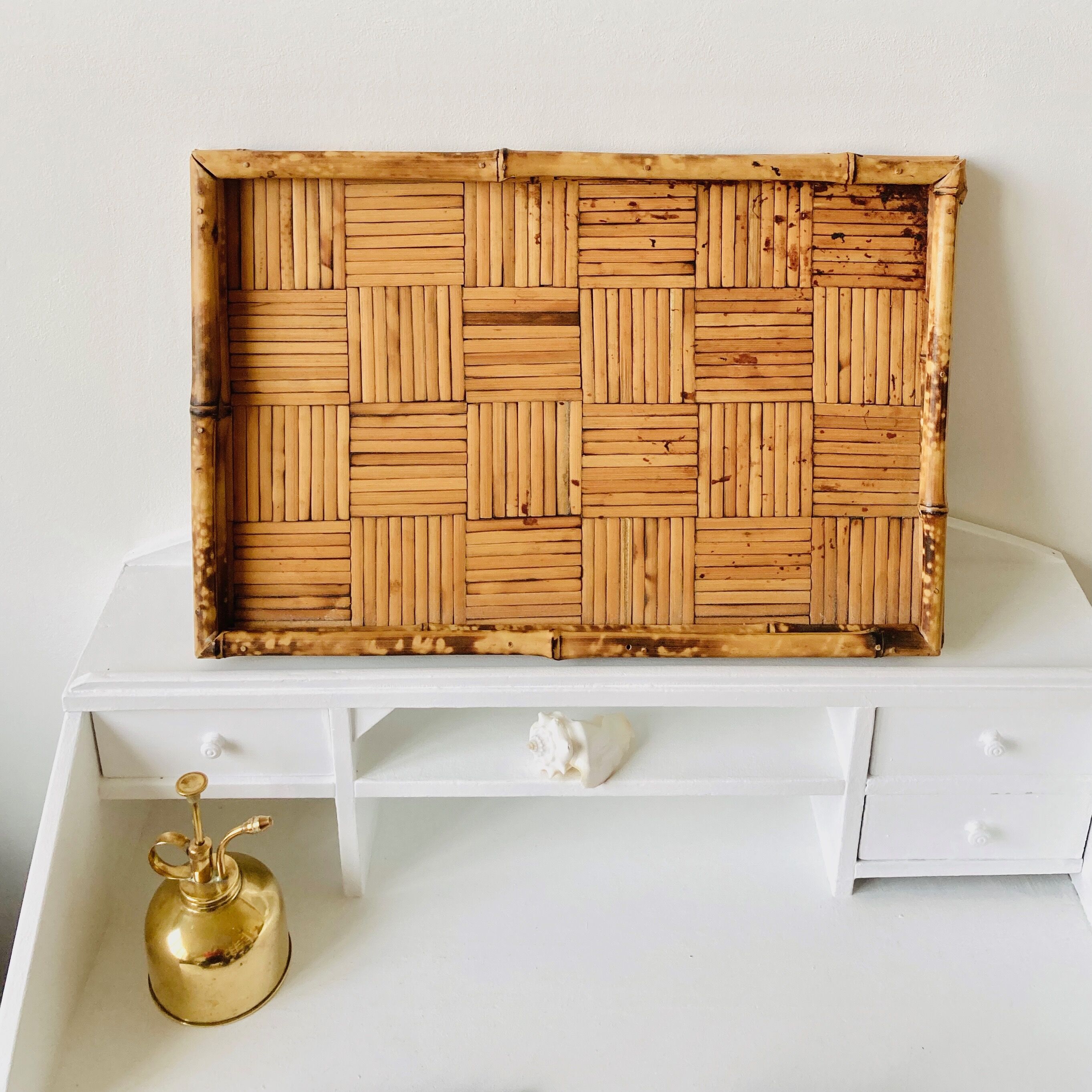 Bamboo tray from the 70s