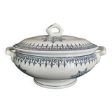 Antique Saint Amand earthenware tureen with Primax decoration