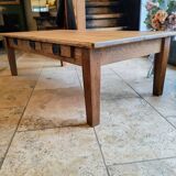 Solid oak coffee table