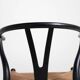 Ensemble de 2 chaises "Wishbone Chair" "CH24" par Hans J. Wegner, 1950