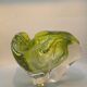 1950s large triangular ashtray - centerpiece or catch-all in Murano glass by Flavio Poli. Made in Italy. 20 x 17 x 13.5 h cm / 2.8 kg.