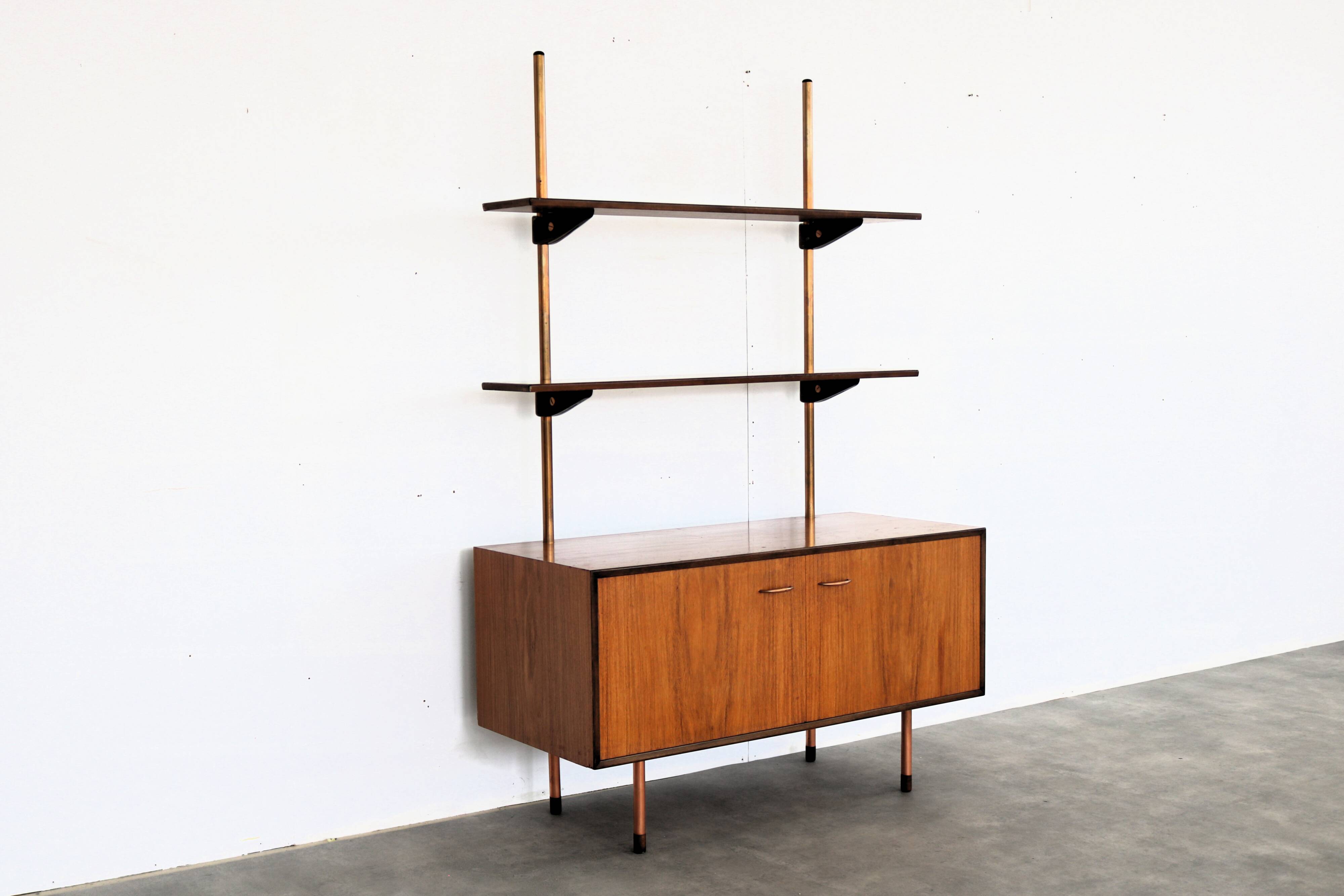 vintage bookcase | wall cabinet | 1960s | Swedish