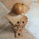 Jeu de dominos ancien en bois et vertical