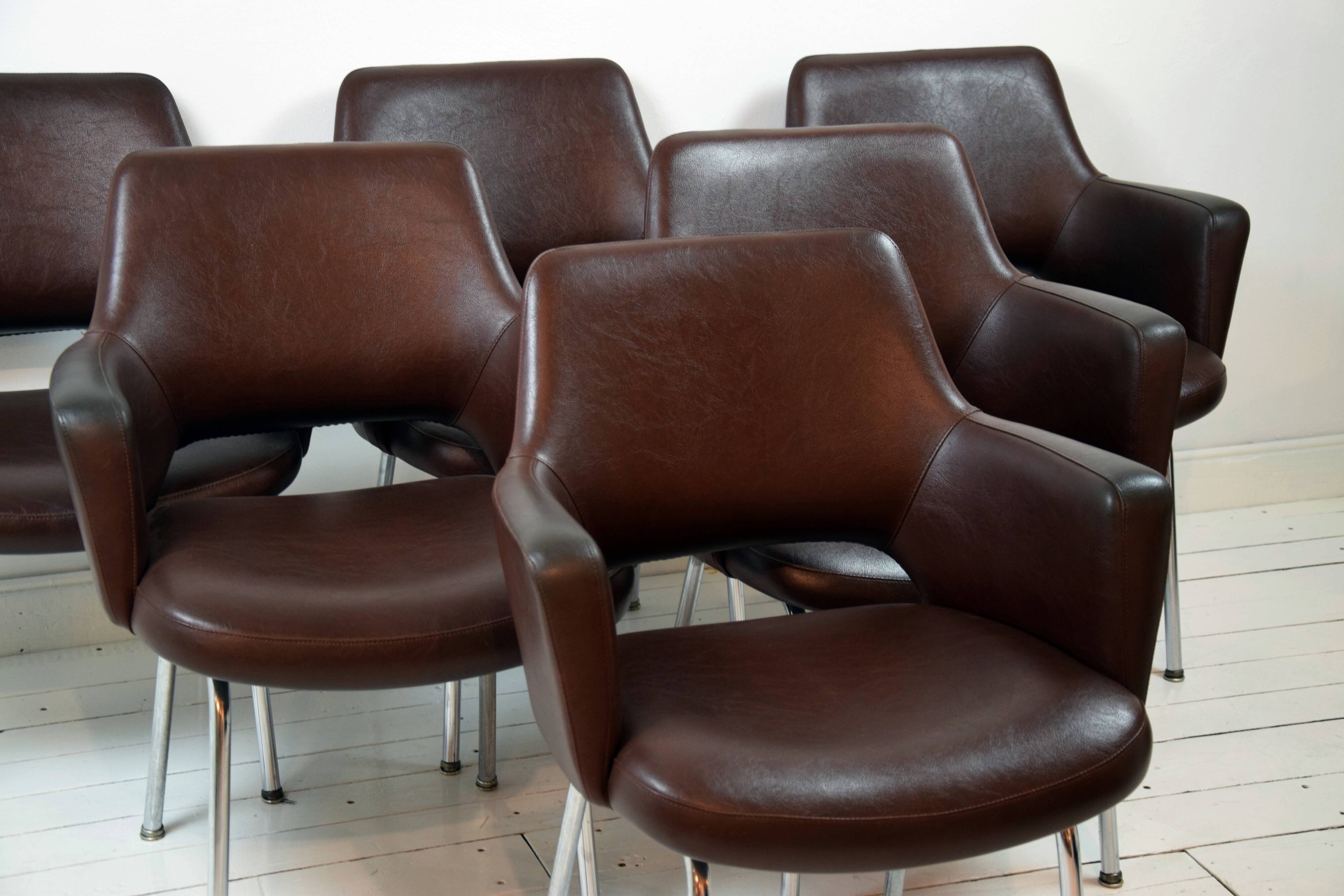 6 skai chairs