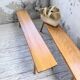 Pair of benches from the 1950s mountain furniture, pine.