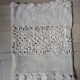 2 chemins de table vintage en crochet fait main