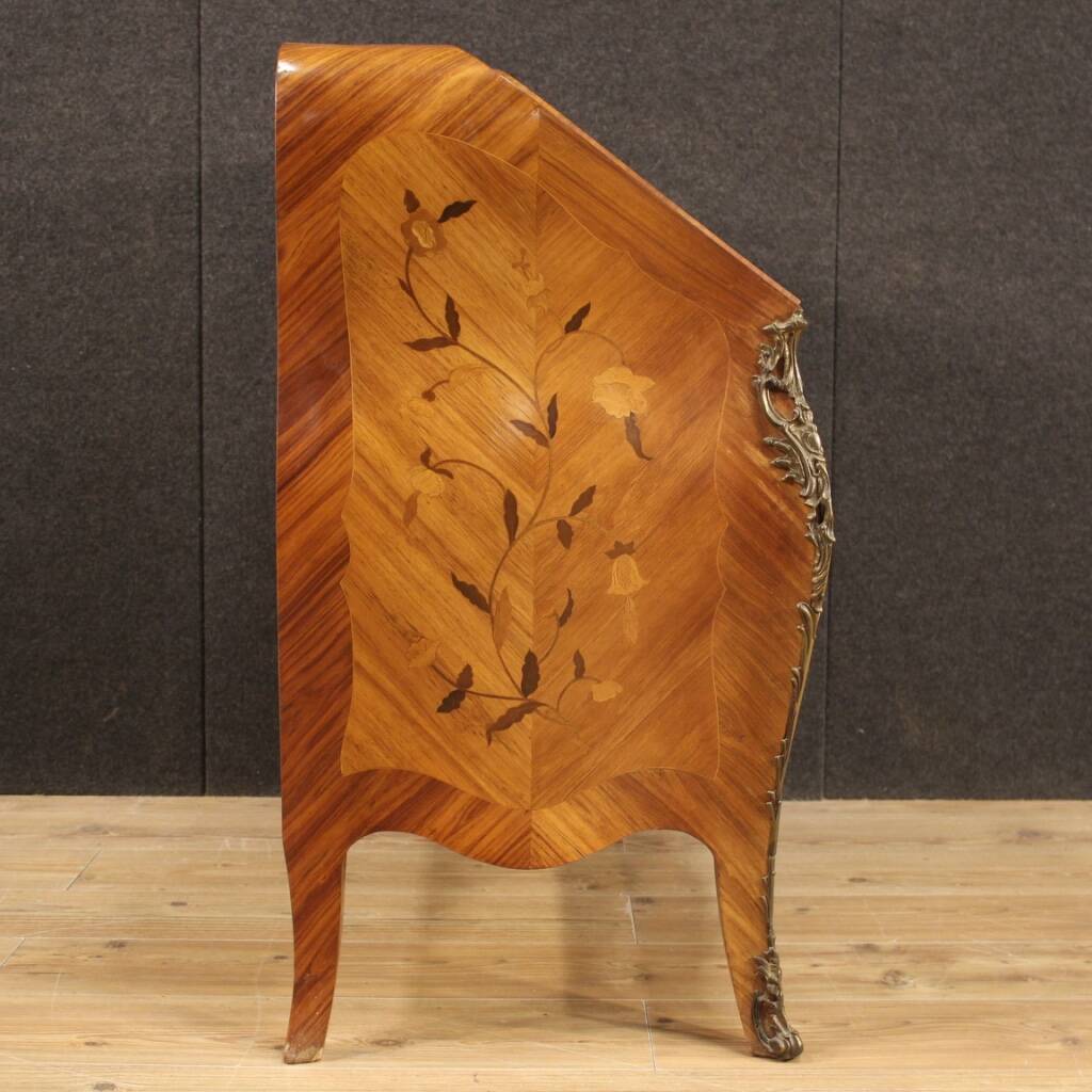 French inlaid bureau from 20th century