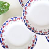 Set de 4 assiettes à dessert, Moulin des Loups