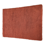 Vintage 70's Italian Red Wool Rug