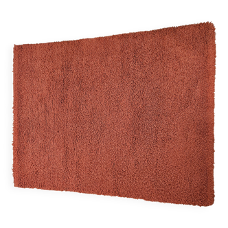 Tapis vintage en laine rouge italien des années 70