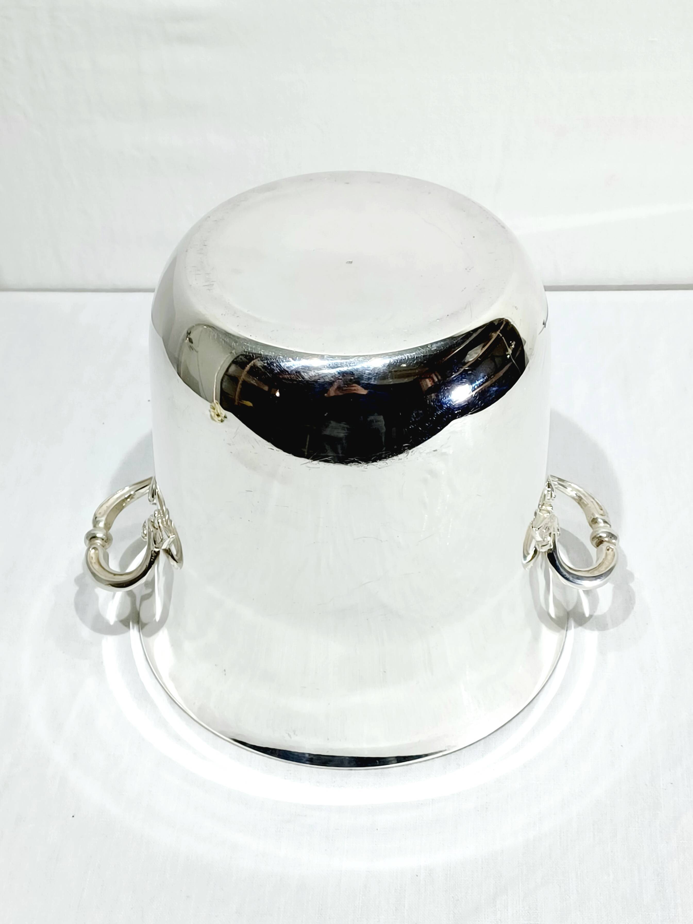 Silver-plated champagne bucket