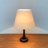 Vintage Danish table lamp model Fleur in glass by Michael Bang for Holmegaard, 1970s.