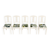 5 chaises anciennes relookées