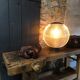Holophane ball on plinth 1950, 50 cm diameter