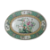 Oval dish in fine porcelain with Asian decoration from China, Macau.