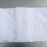 Rectangular cotton tablecloth embroidered