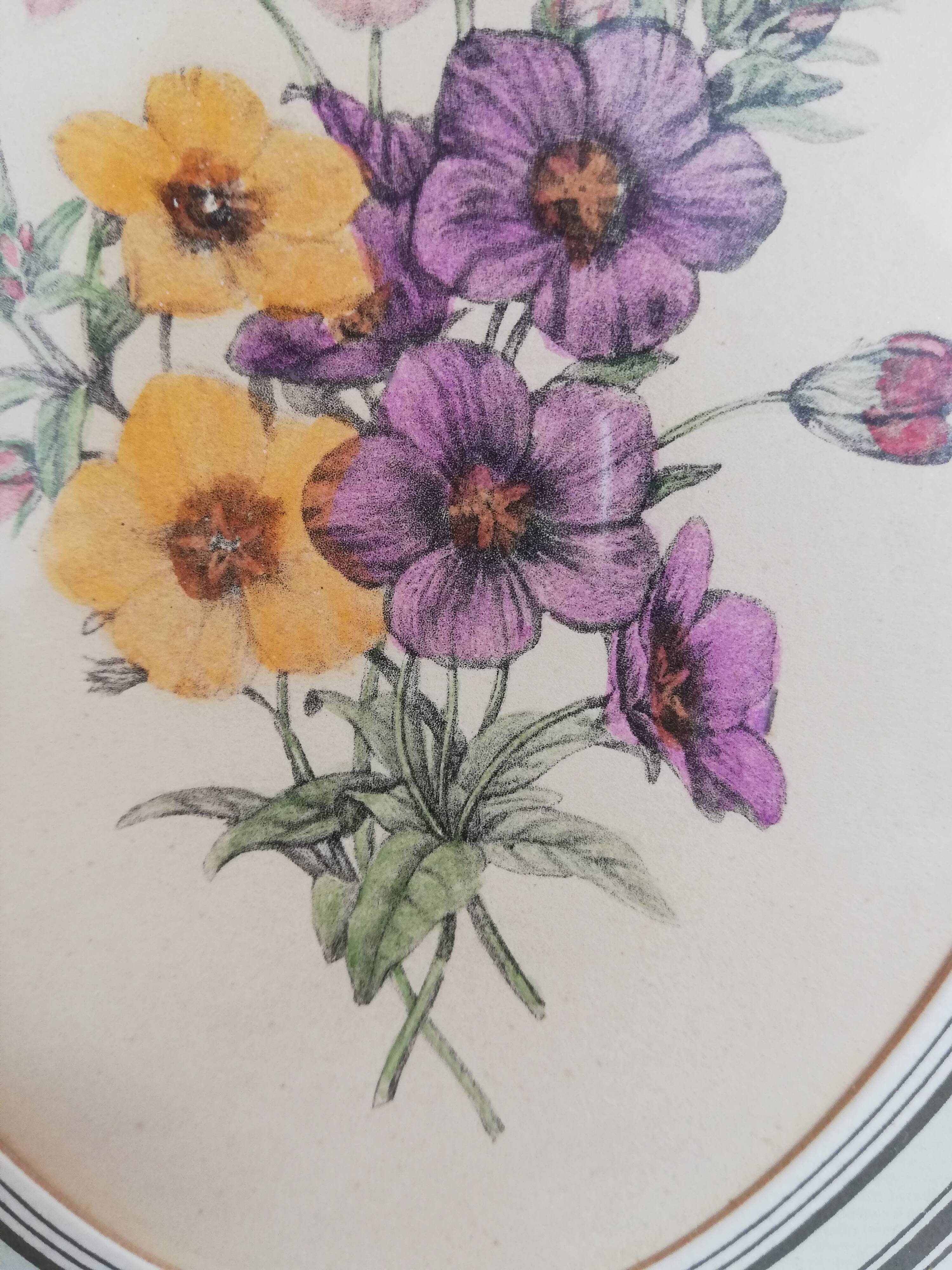 Old watercolor frame 1950