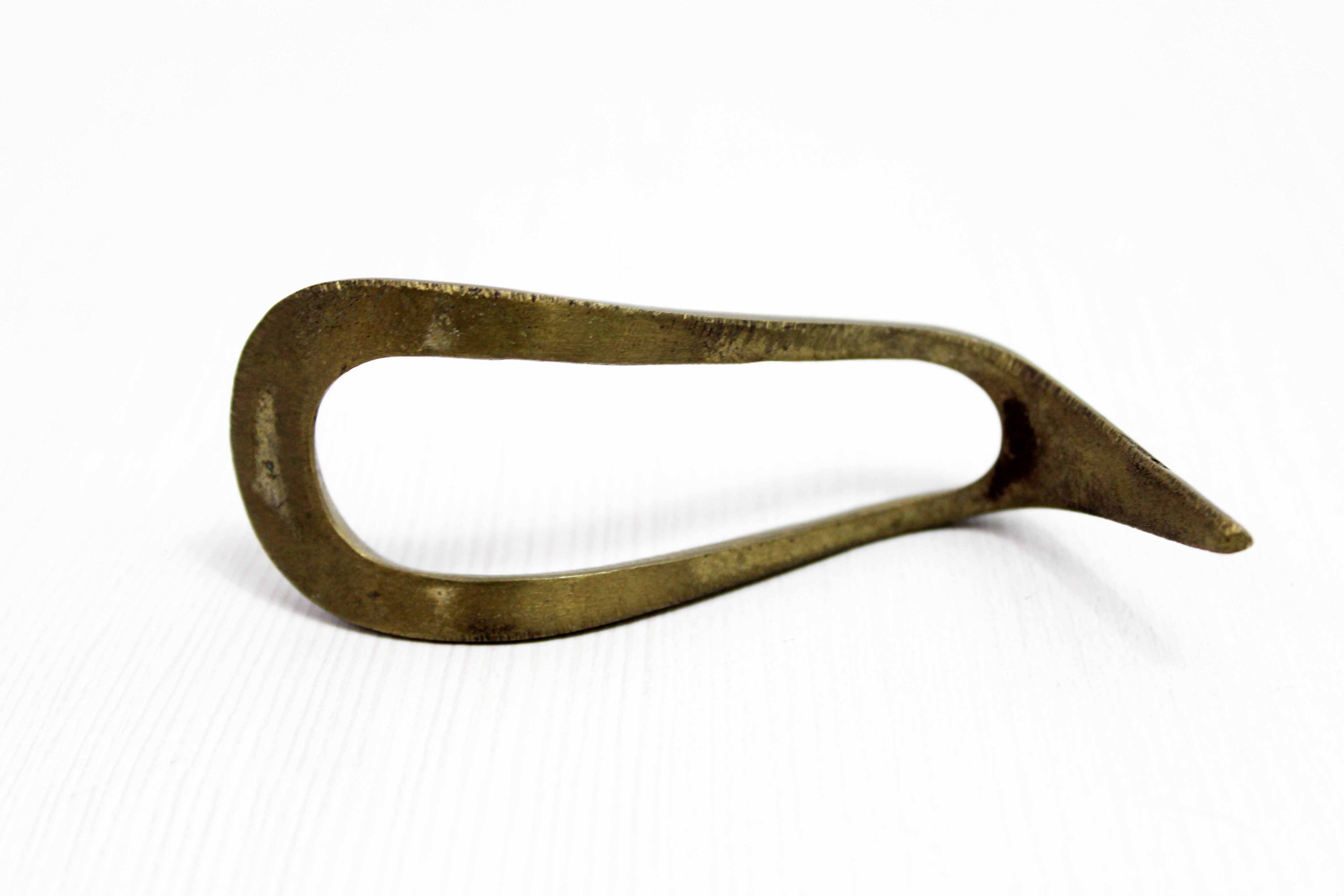 Vintage brass pipe holder