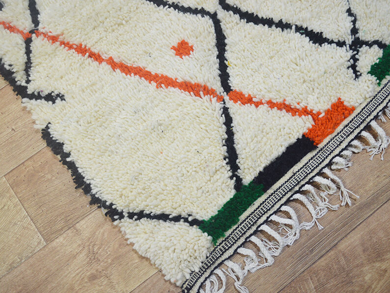 Colorful berber carpet handmade 320 x 198 cm