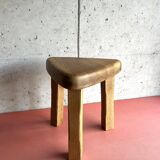 Vintage brutalist nesting tables in solid wood, design