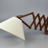 1960s/70s Teak Scissor Lamp Wall Lamp Mid Century Danish Design Denmark