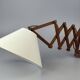 1960s/70s Teak Scissor Lamp Wall Lamp Mid Century Danish Design Denmark