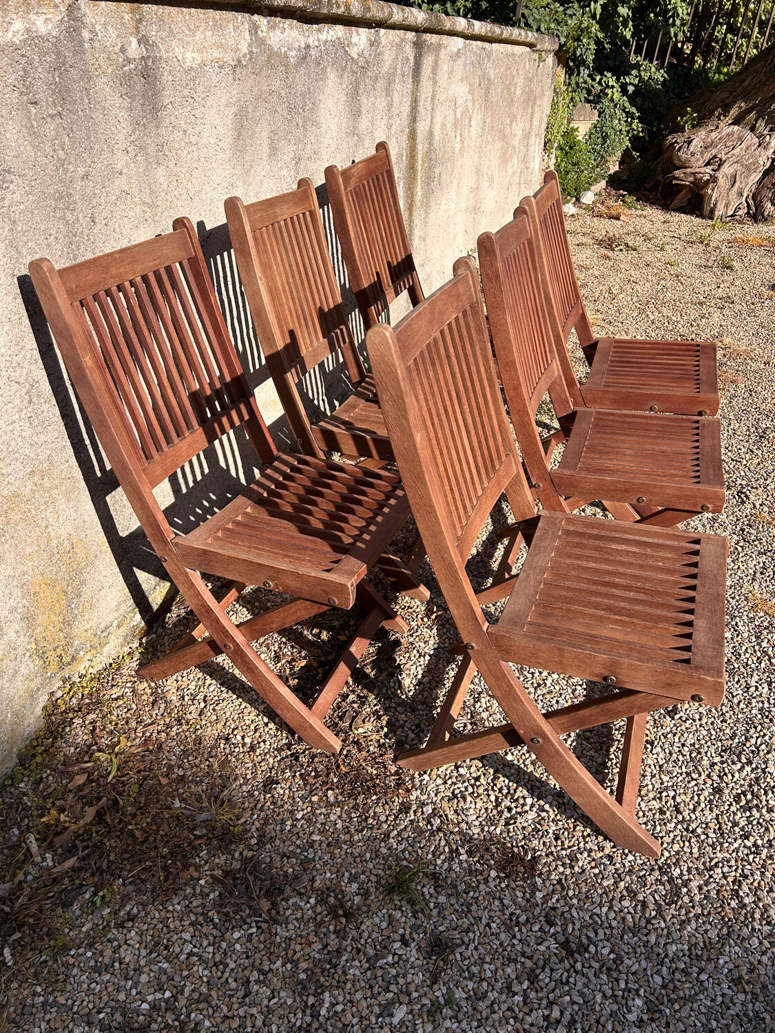 Teak chairs
