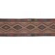 Vintage Turkish hallway rug 46x401 cm