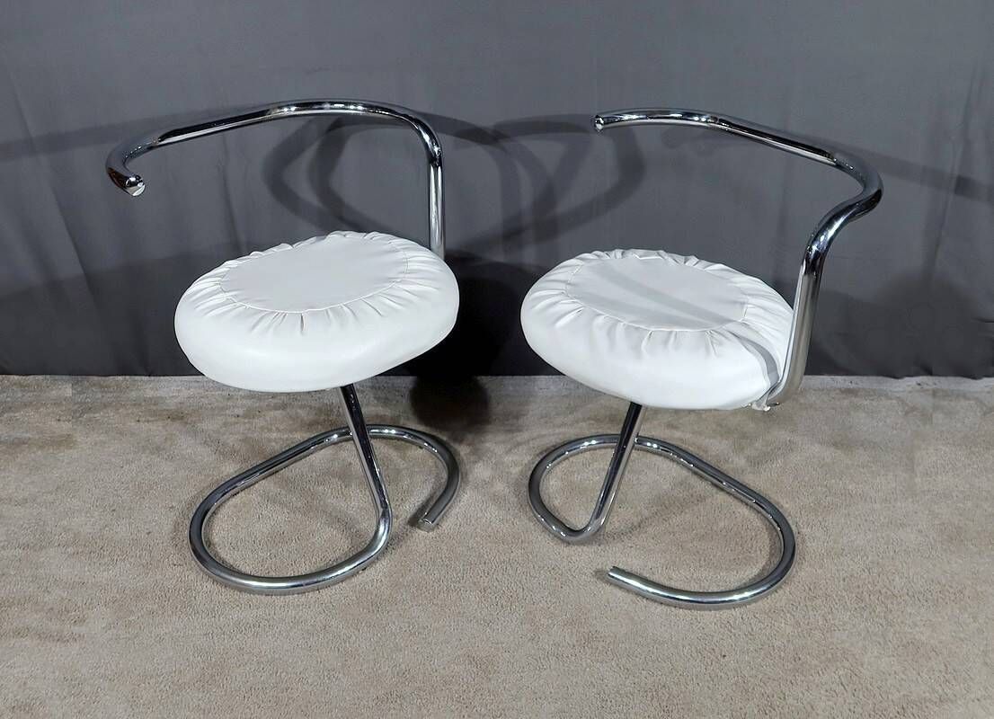 Pair of “Cobra” Chairs by Giotto Stoppino for Kartell – 1970