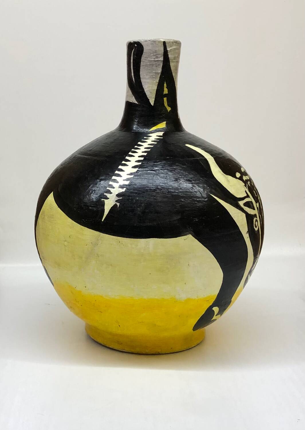 Picasso-inspired bull vase
