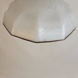 Suspension Ceiling light in marmoreal glass