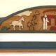Vintage solid wood noah's ark shelf