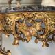 Regency console with a dragon, carved and gilded wood, Paris circa 1720