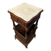 Chevet style Louis XVI en acajou et palissandre