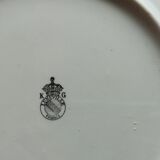 Deep dish "Fine street lamp" KG Lunéville