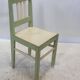 Chaise Art Déco vintage, style de design minimaliste, bois "de stijl"