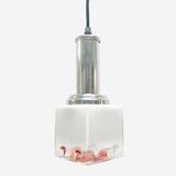 Murano Glass Cube Pendant Lamp, Italy, 1970s