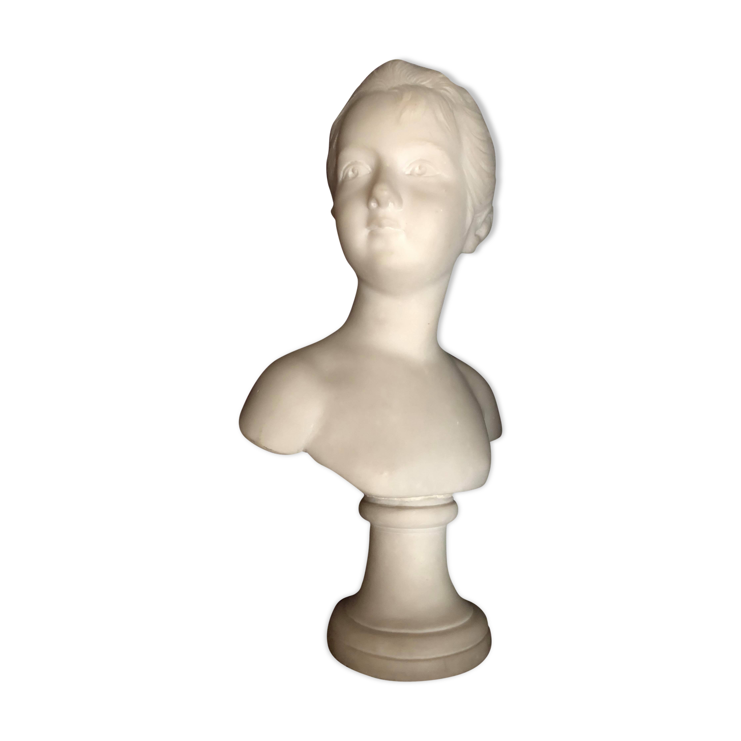 Marble bust by Houdon of Marie Louise Brogniart