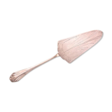 Art deco cake shovel, silver metal