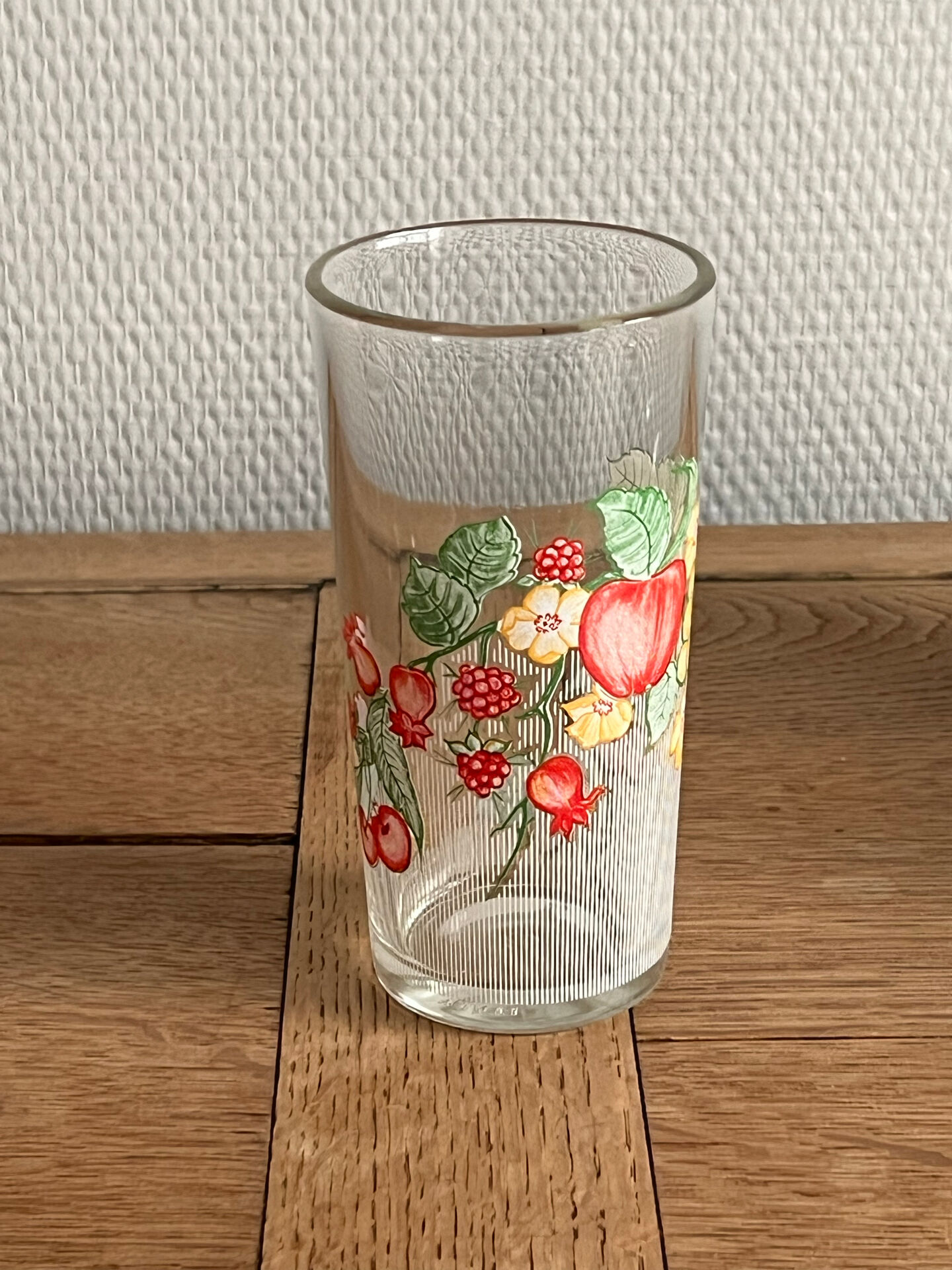 6 vintage orangeade glasses made in Italy