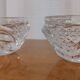 3 bougeoirs cristal d’Arques modèle "royale"