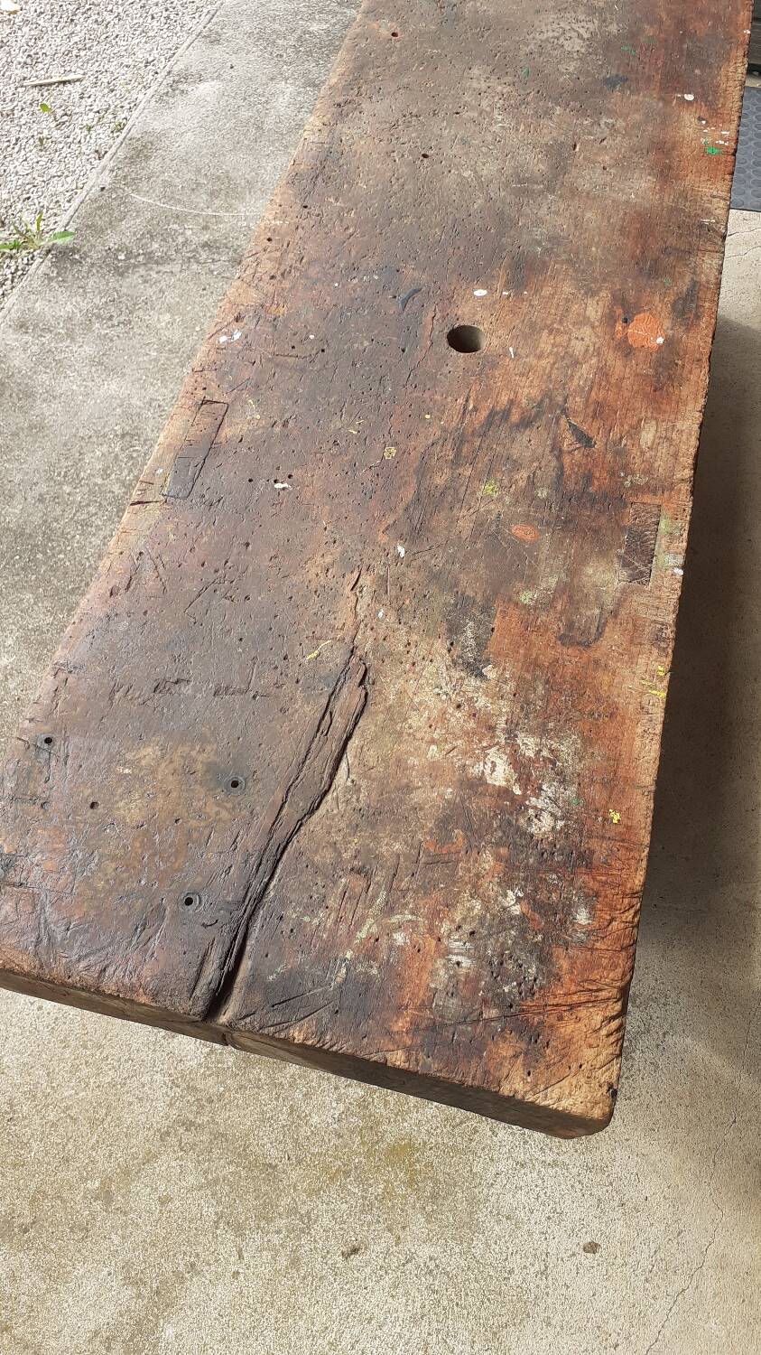 Établi menuisier en bois