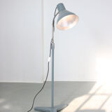 Vintage adjustable gooseneck industrial floor lamp, 70s