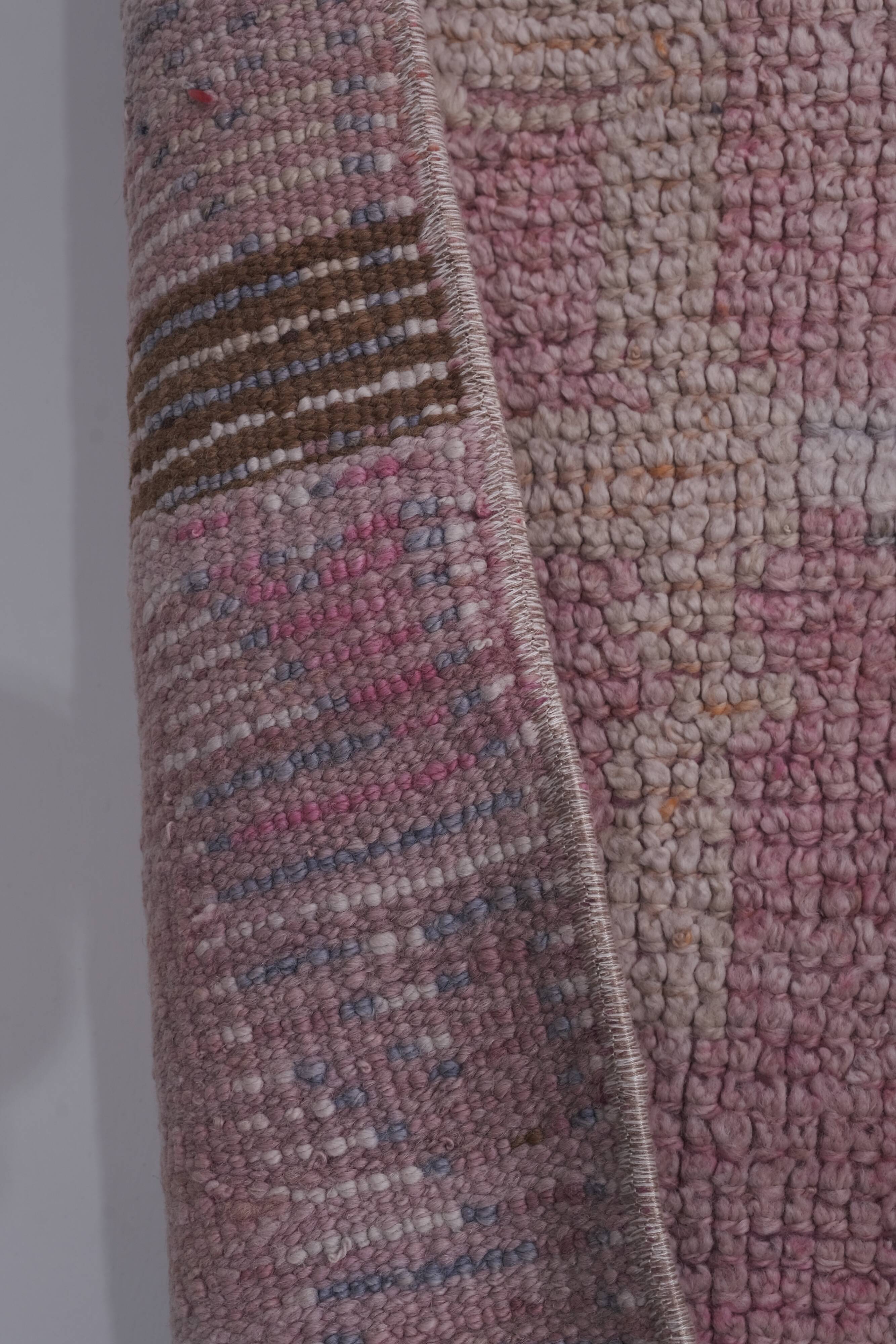 Vintage Turkish rug from Oushak, hand-woven 87x297 cm