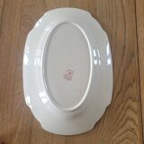 Plat de service ovale Sté Céramique Maestricht modèle Victoria