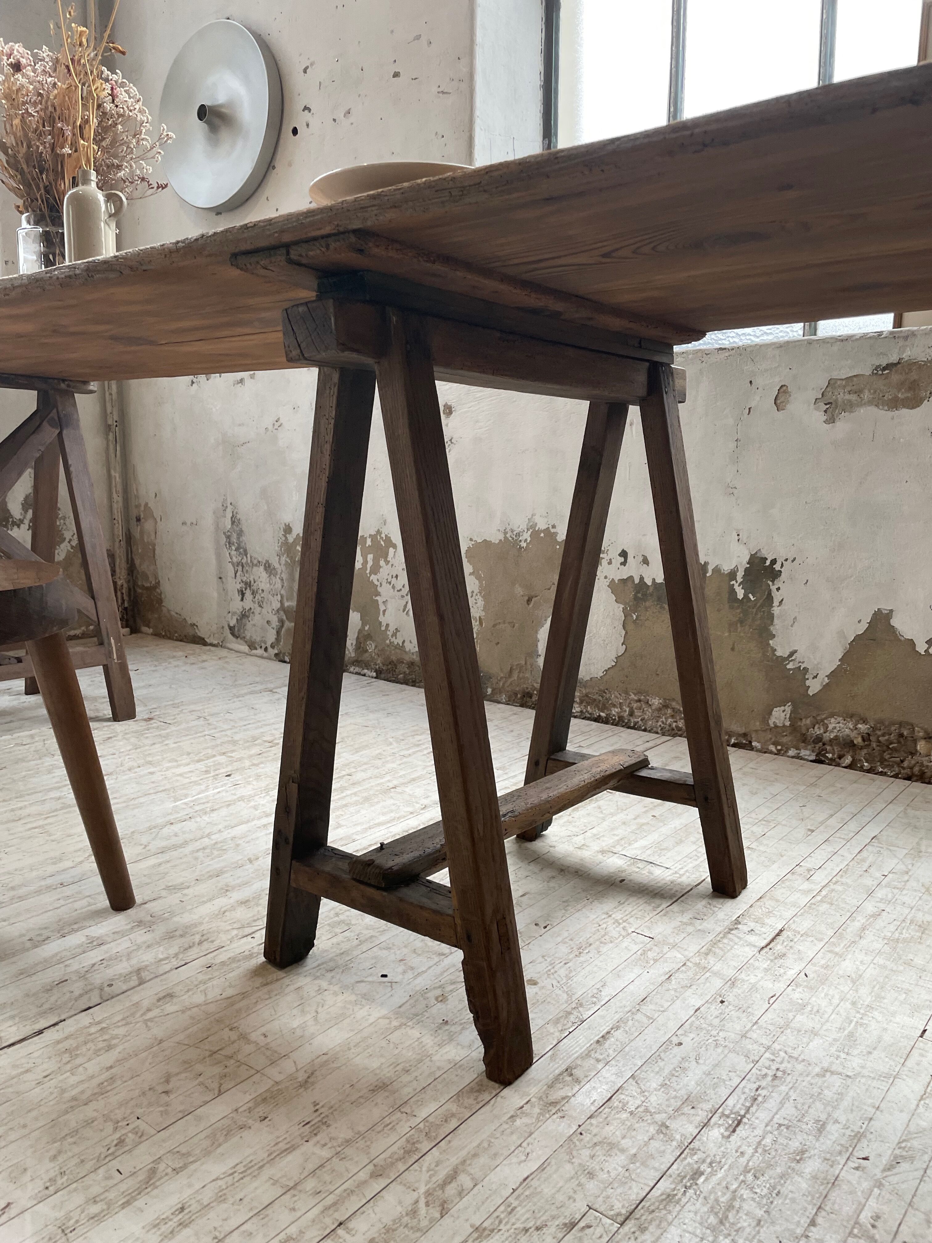 Guinguette table XXL 4m trestles