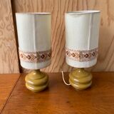 Pair of bedside lamps