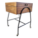 Table d'appoint roulante, années 60